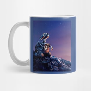 Wall-E looks at the sky Mug